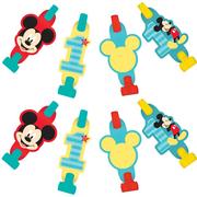 1st Birthday Mickey Mouse Blowouts 8ct