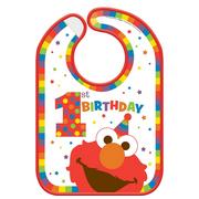 1st Birthday Elmo Bib