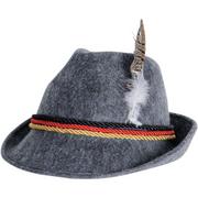 Grey German Tyrolean Hat