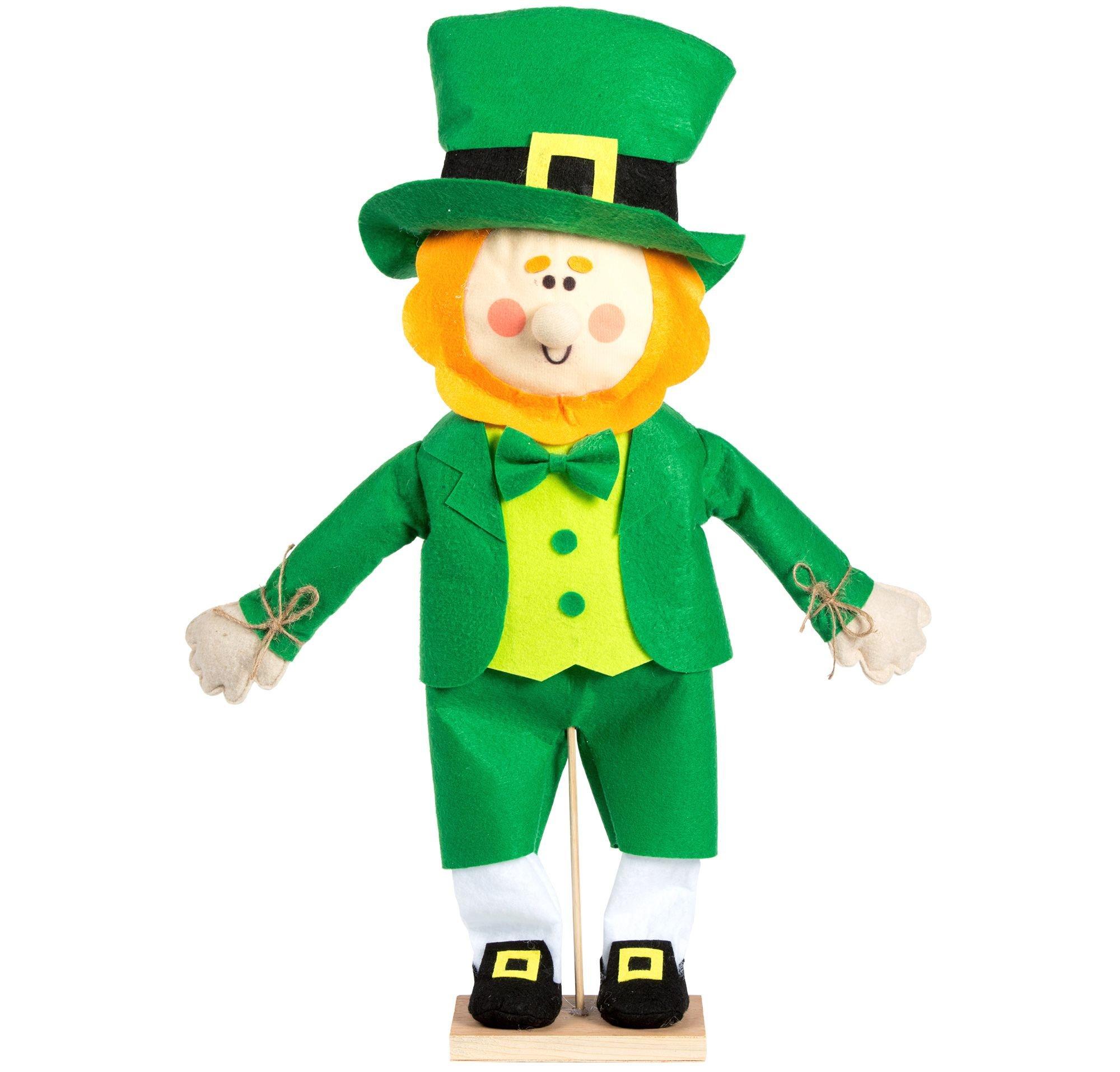 Friendly Standing Leprechaun Decoration