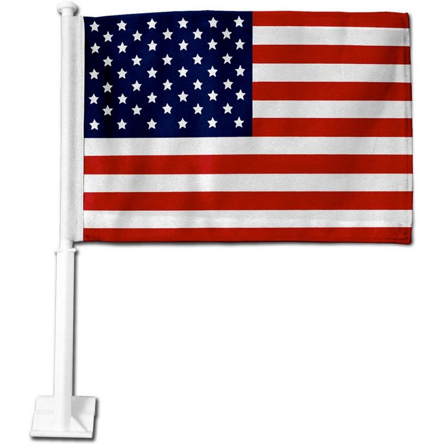 American Flag Car Flag