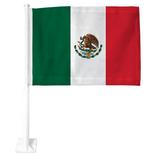 Mexican Flag Car Flag
