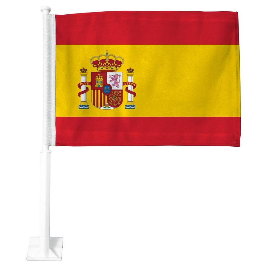 Spanish Flag Car Flag