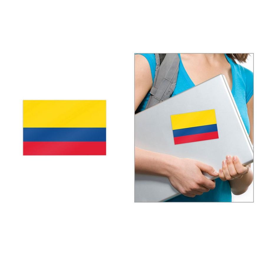 Colombian Flag Cling Decal