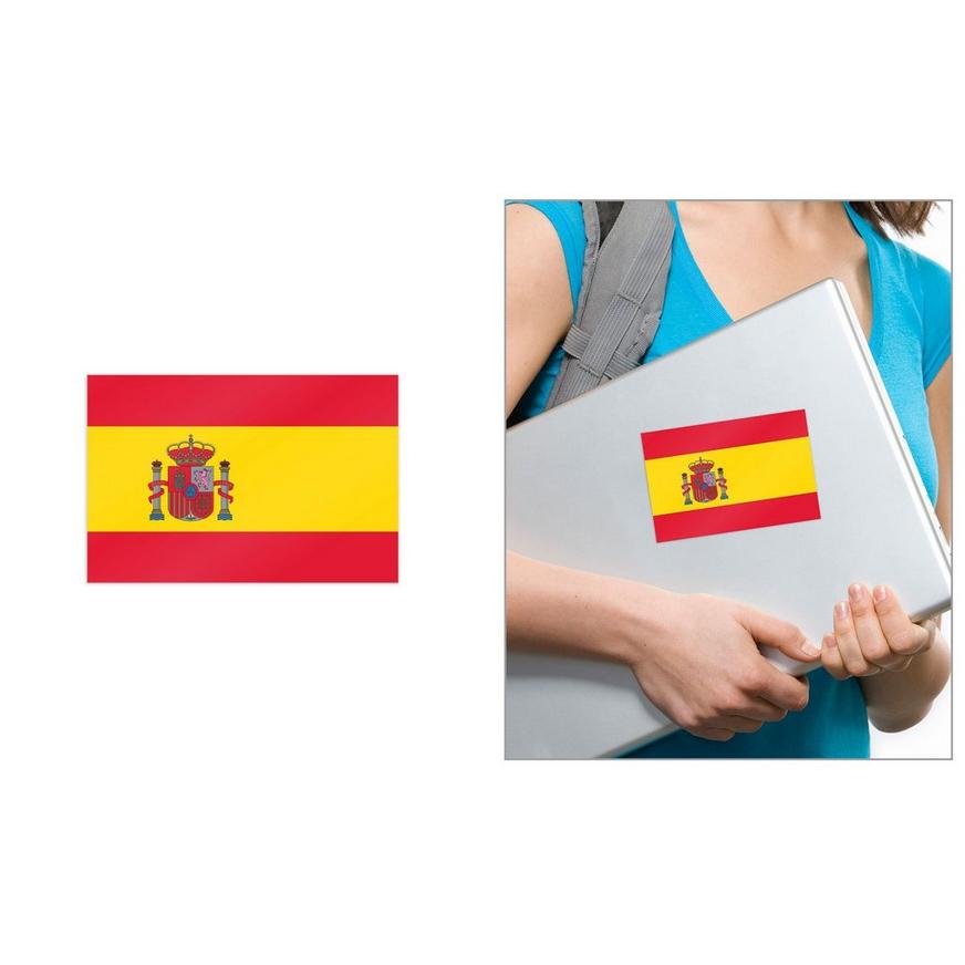 Spanish Flag Cling Decal