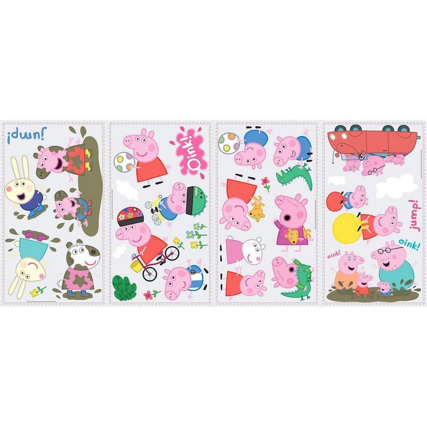 Peppa Pig Wall Decals 28ct
