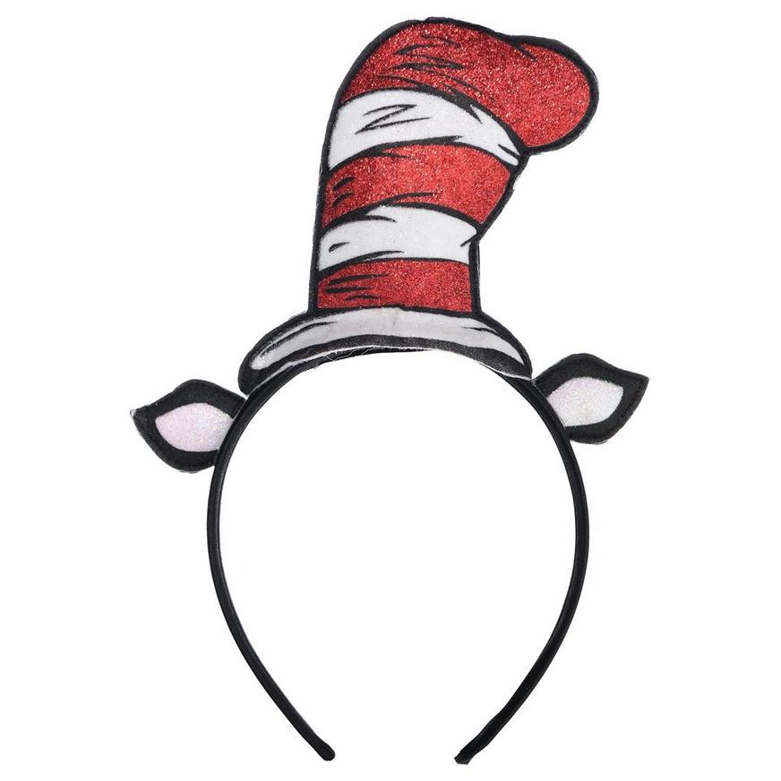 Glitter Cat in the Hat Cat Ears Headband - Dr. Seuss