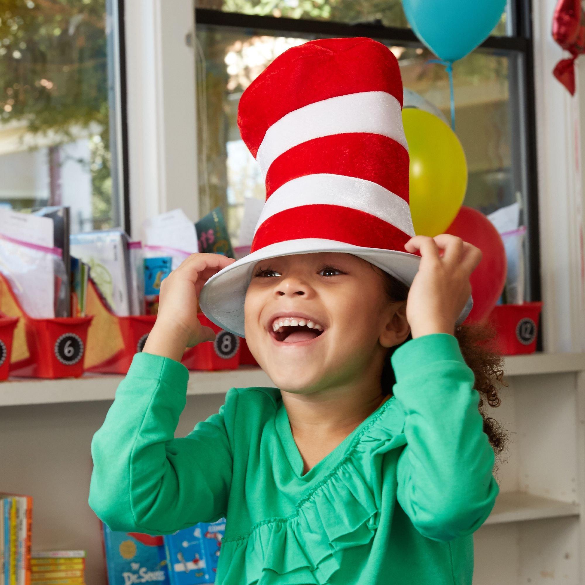 Cat in the Hat Top Hat For Kids - Dr. Seuss | Party City