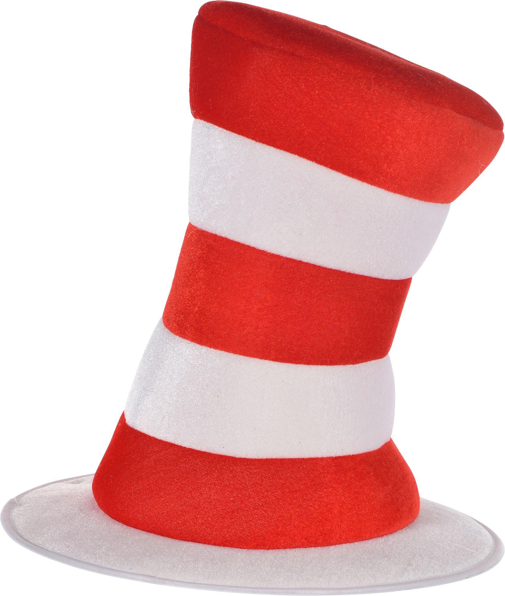 Adult Cat in the Hat Top Hat - Dr. Seuss 12 1/2in x 10in | Party City