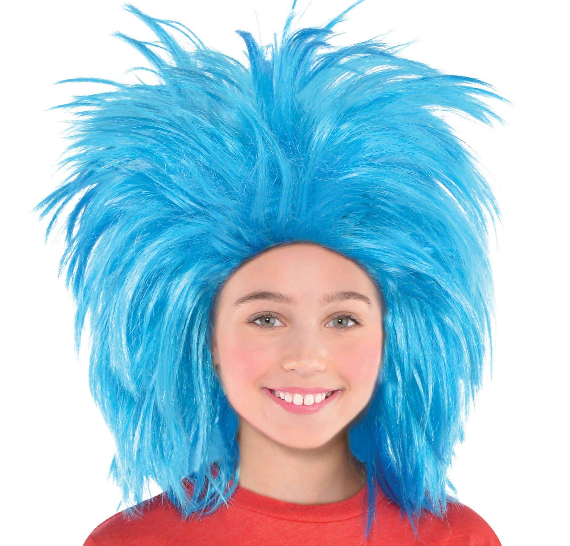 Make a Thing 1 and Thing 2 Wig for your DIY Halloween Costume - Morena's  Corner