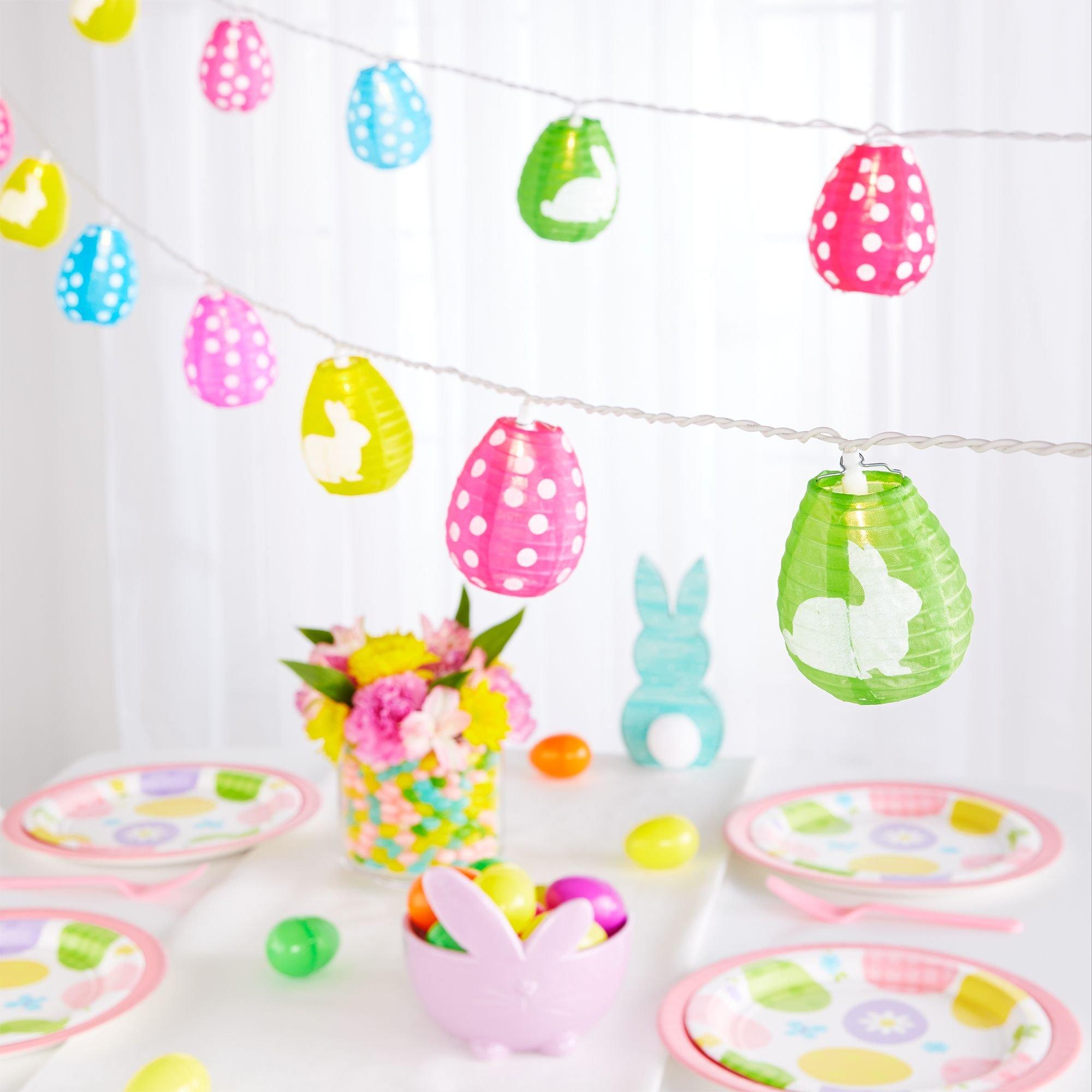 Easter Egg Lantern String Lights 11ft Party City