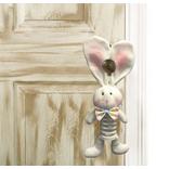 Springy Plush Easter Bunny Door Hanger