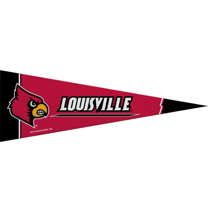 Small Louisville Cardinals Pennant Flag