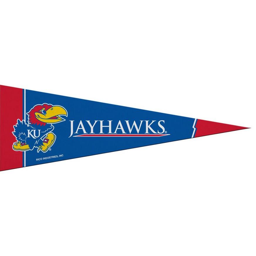Small Kansas Jayhawks Pennant Flag