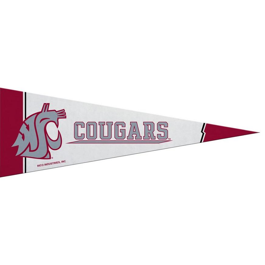 Small Washington State Cougars Pennant Flag