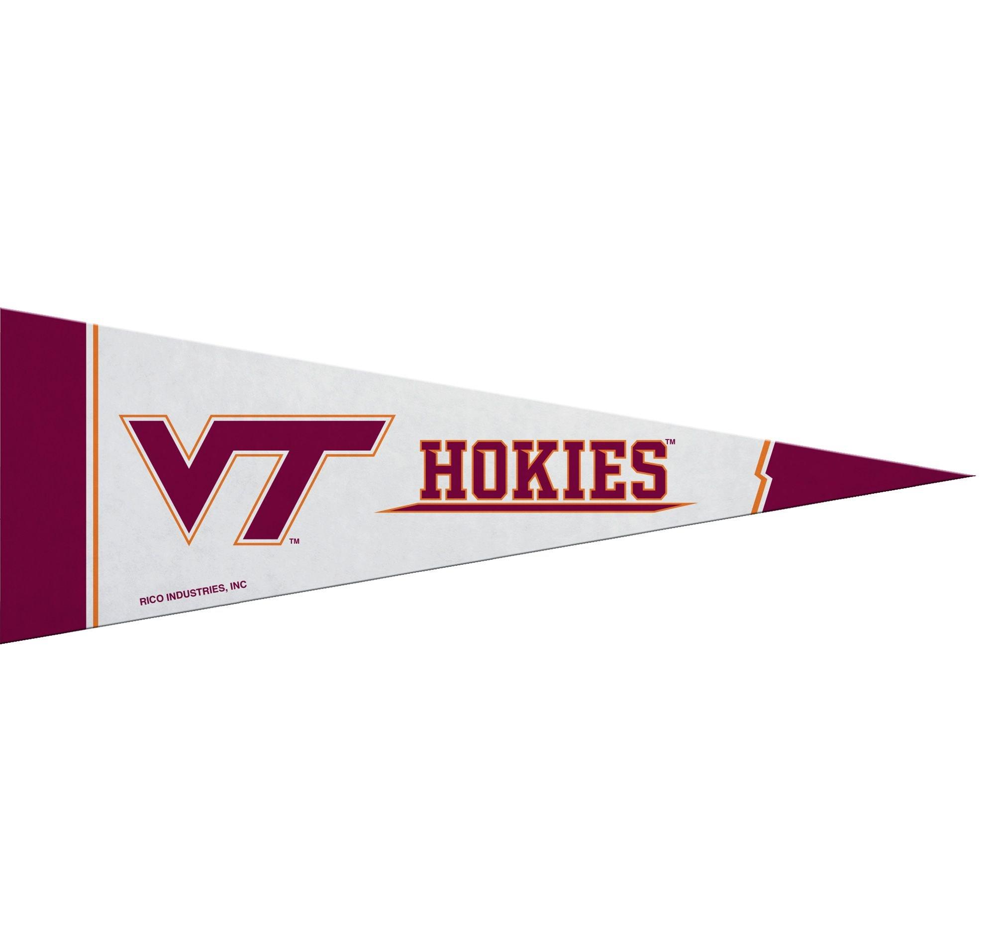 Virginia Tech Hokies NCAA College Vault 1930s-Style Premium Felt Colle – Sports Poster Warehouse
