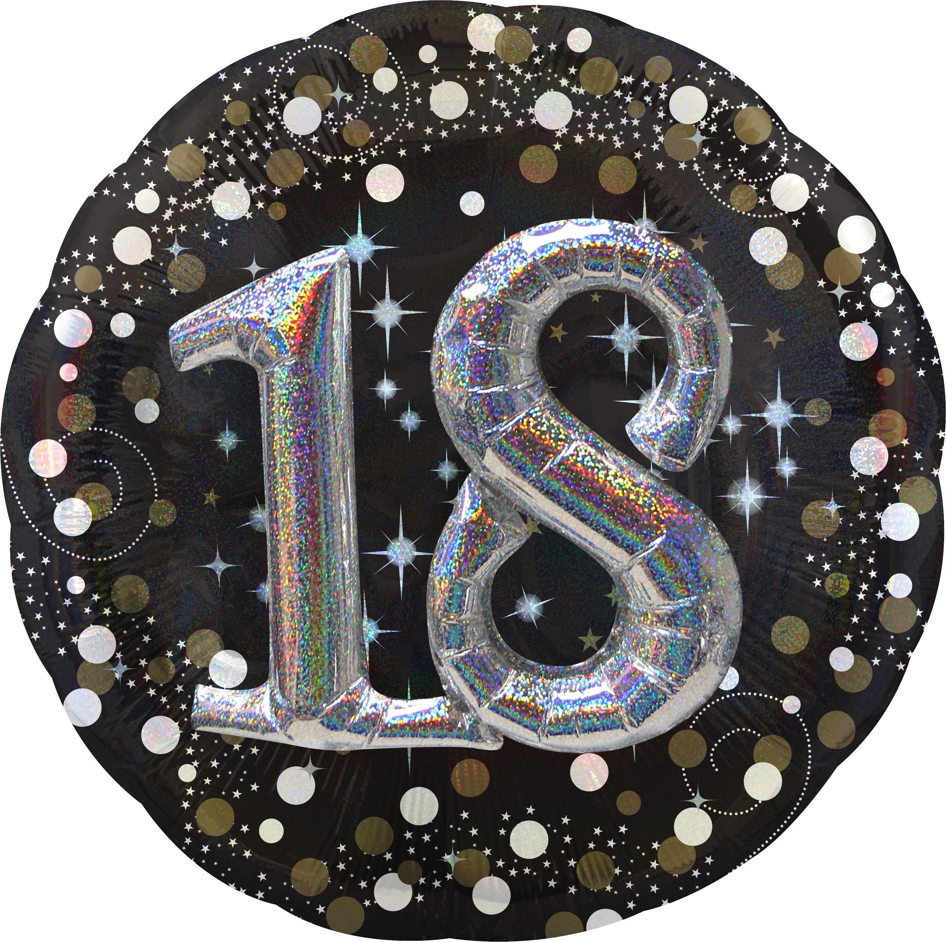 Ballon Sparkling Celebration Birthday 18 ans