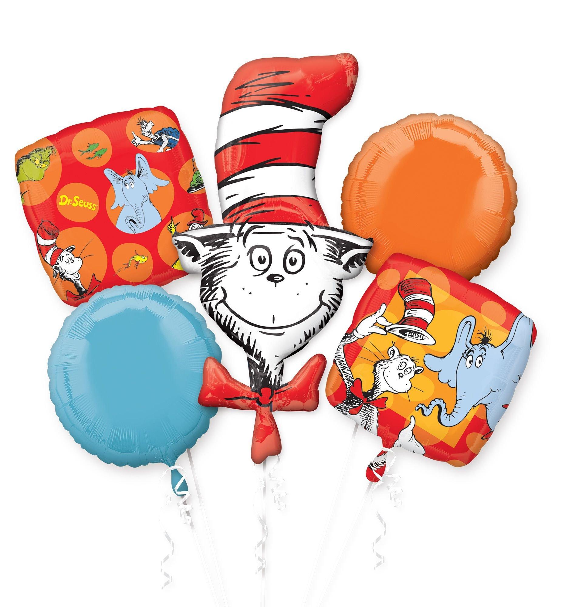 Dr. Seuss Balloon Bouquet 5pc | Party City