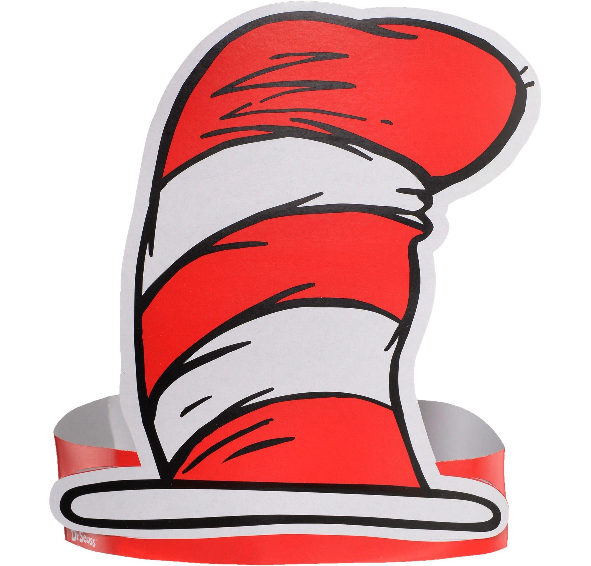 Cat in the Hat Paper Hats 36ct Dr. Seuss Party City