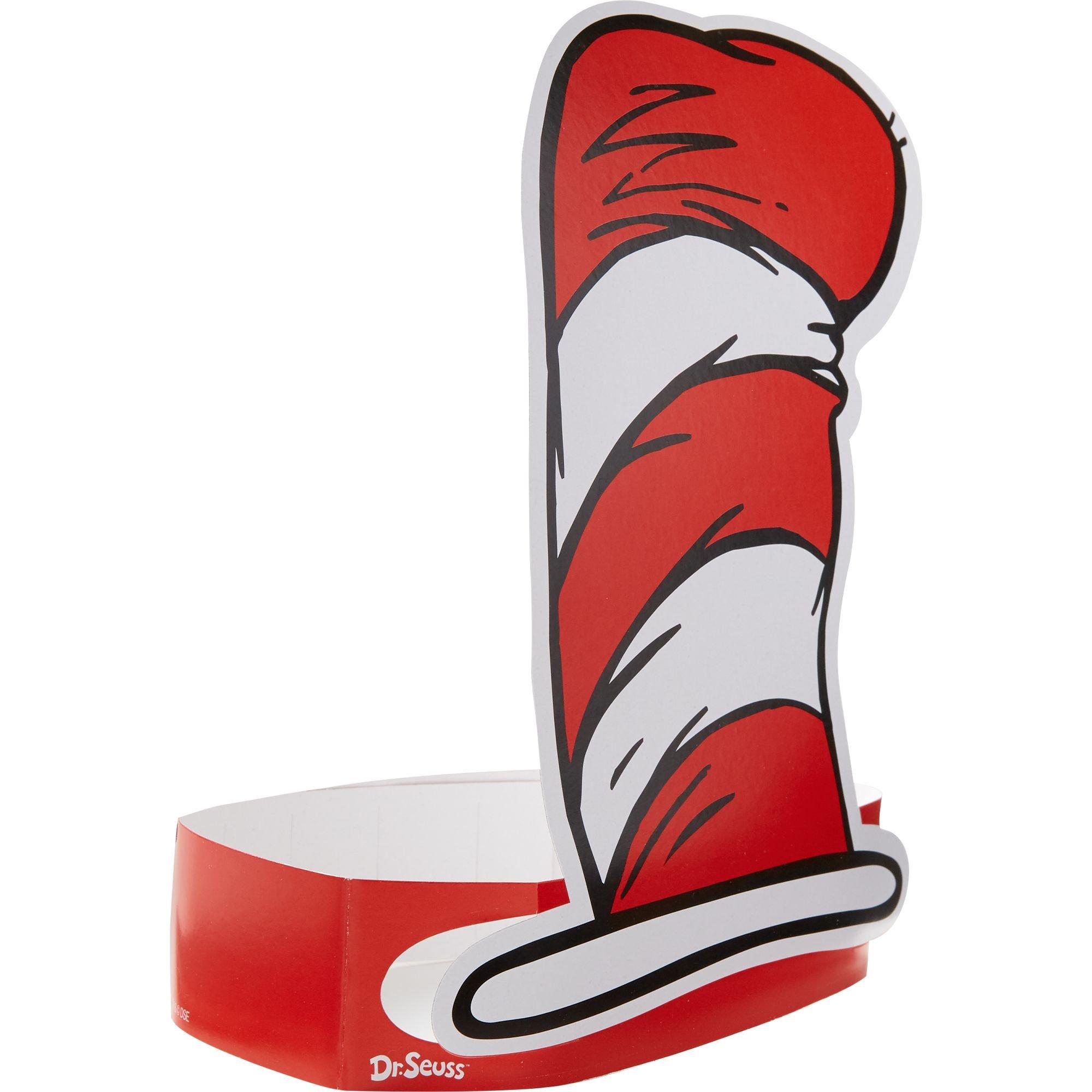 Cat in the Hat Paper Hats 36ct Dr. Seuss Party City