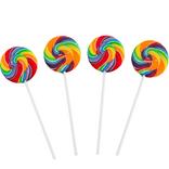 Swirly Rainbow Lollipops 12ct