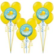 15ct, Rubber Ducky Baby Shower Balloon Kit