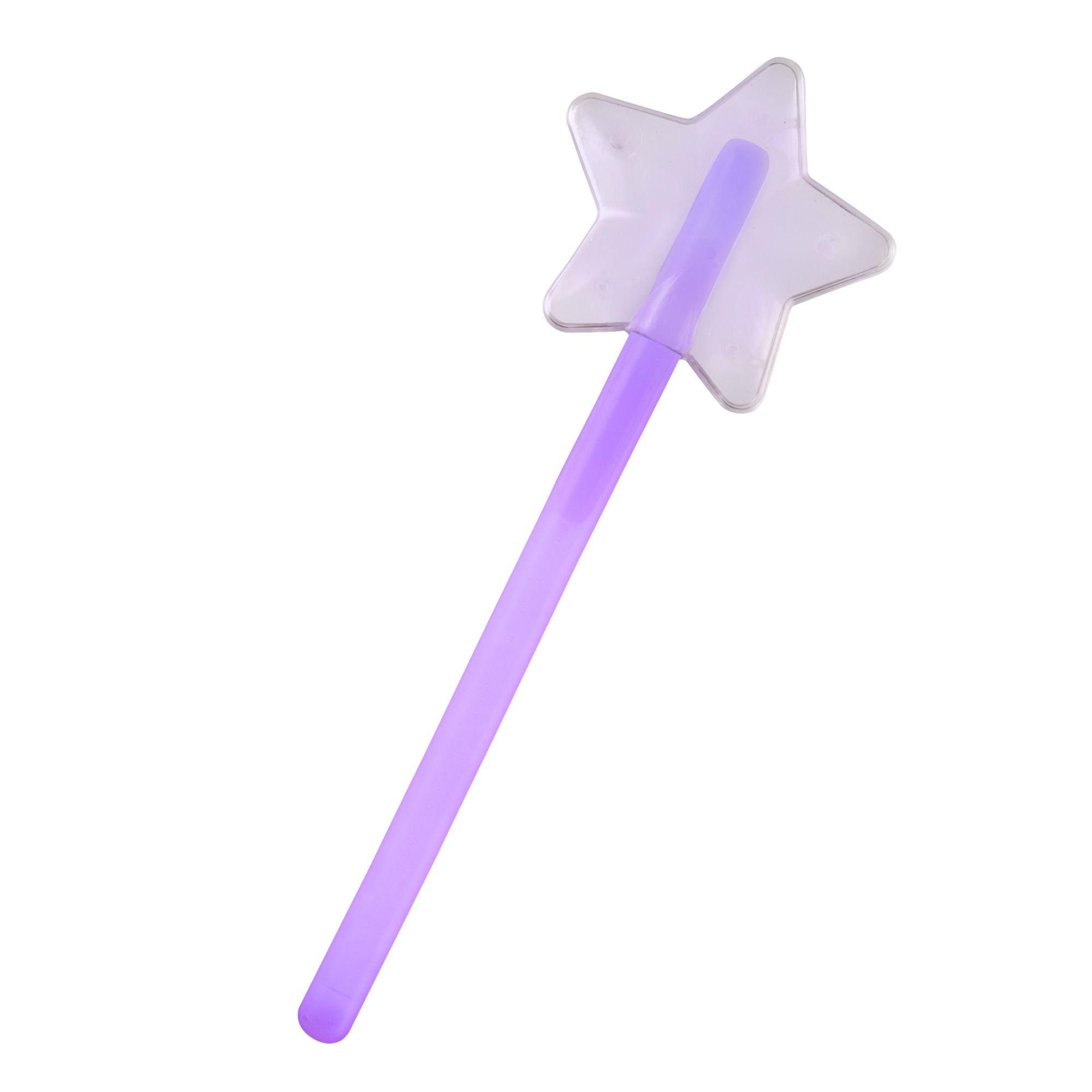 White Star Glow Wand 3in x 9in Party City