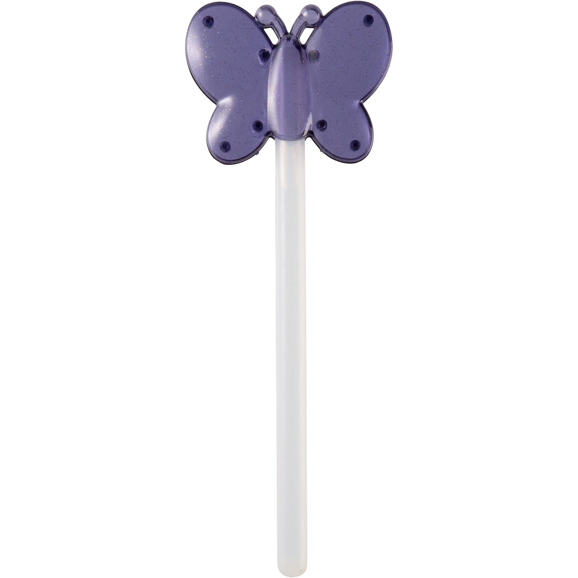 Purple Butterfly Glow Wand