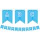Blue First Communion Personalized Pennant Banner Kit