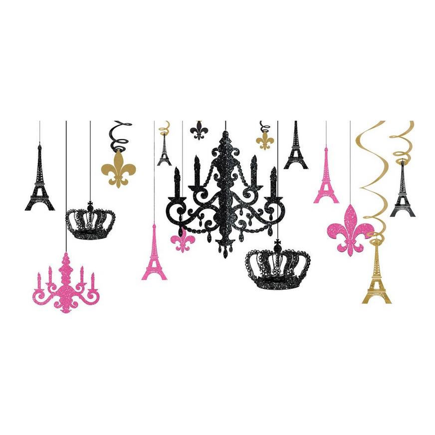 A Day in Paris Chandelier Decorating Kit 17pc