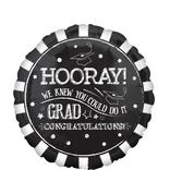 Giant Chalk Hooray Graduation Balloon, 28in