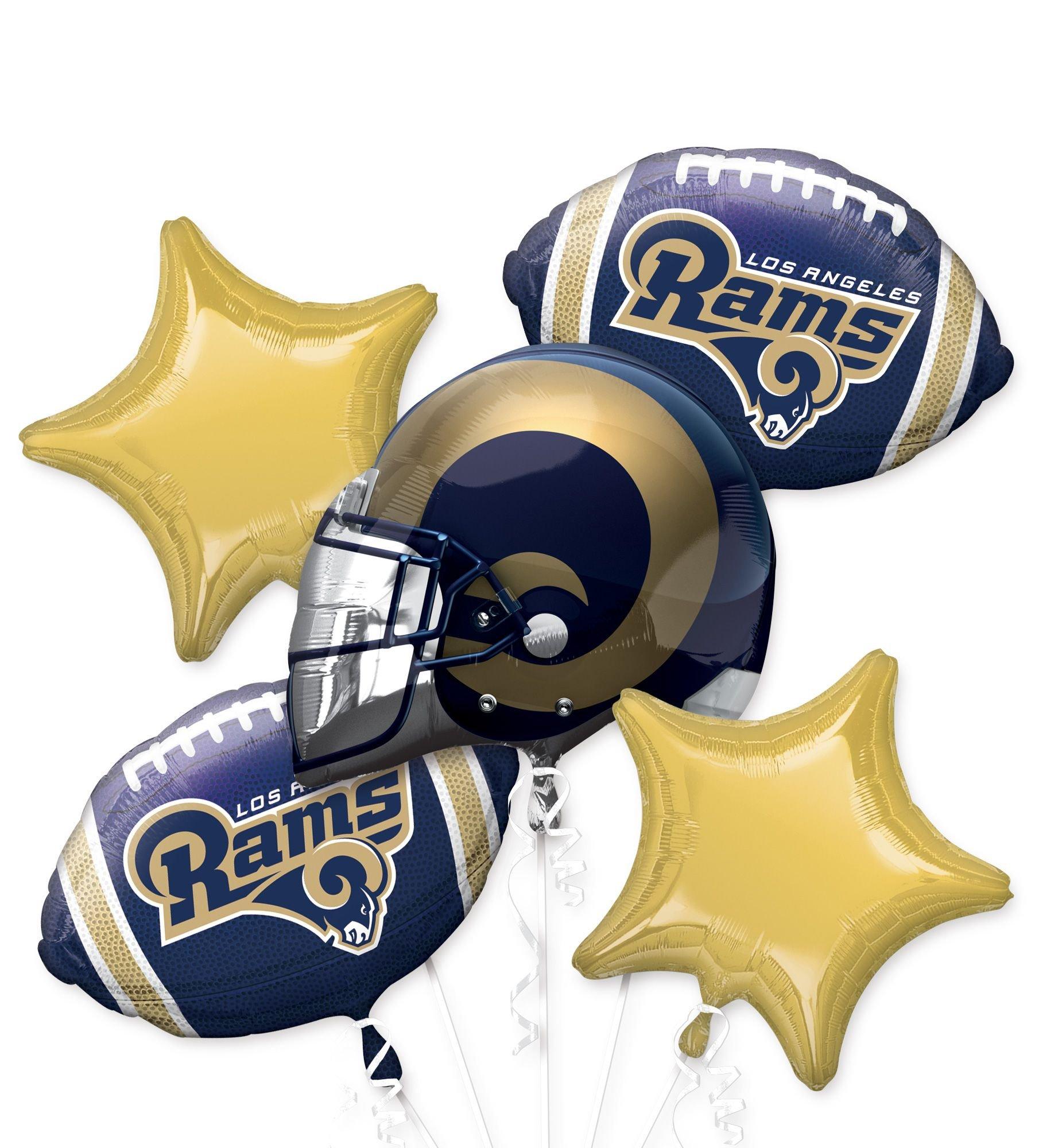 Party City Los Angeles Rams Tableware Kit for 18 Guests | Party Themes Theme