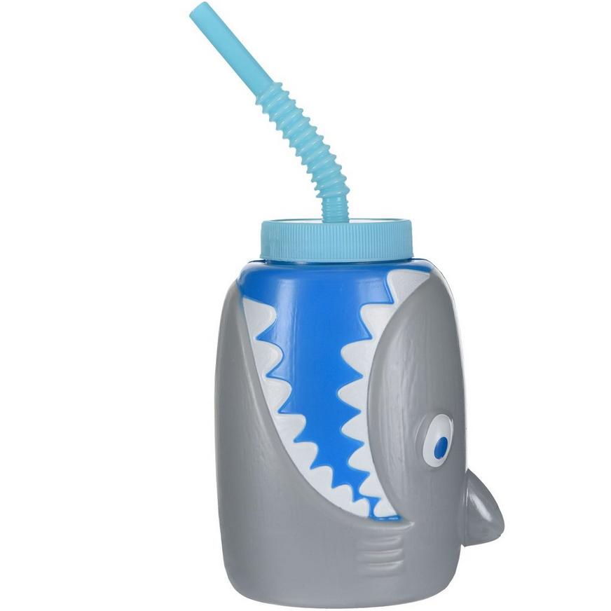 Shark Cup with Straw