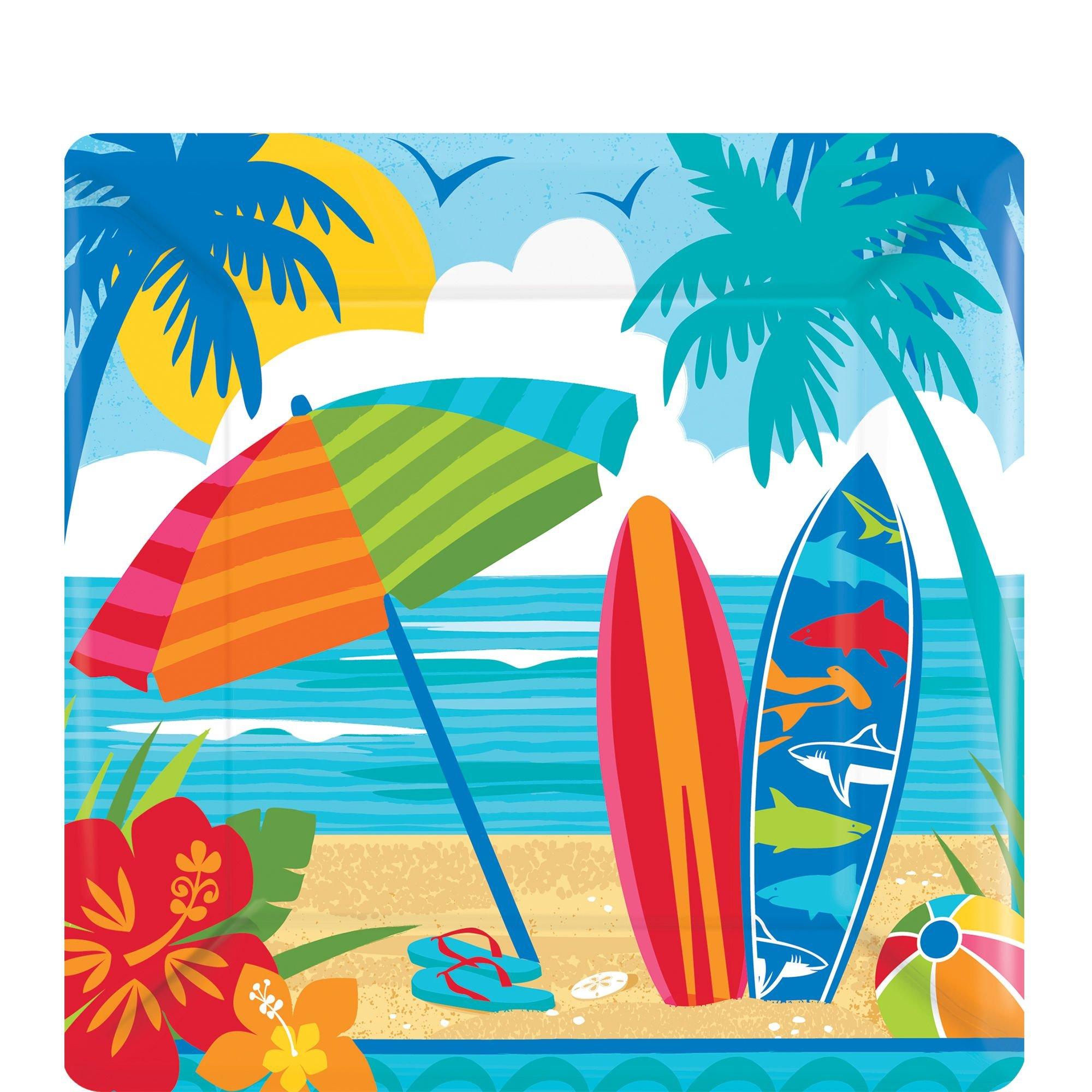 Sun and Surf Square Plates, 7