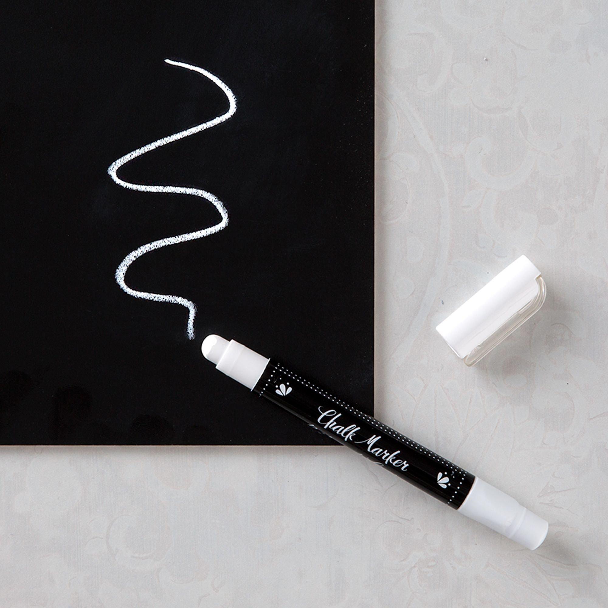 Uni-Ball Uni Chalk Marker - White, 1.3 mm : Office Products