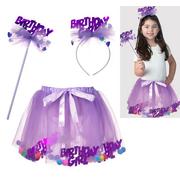 Child Purple Birthday Accessory Kit