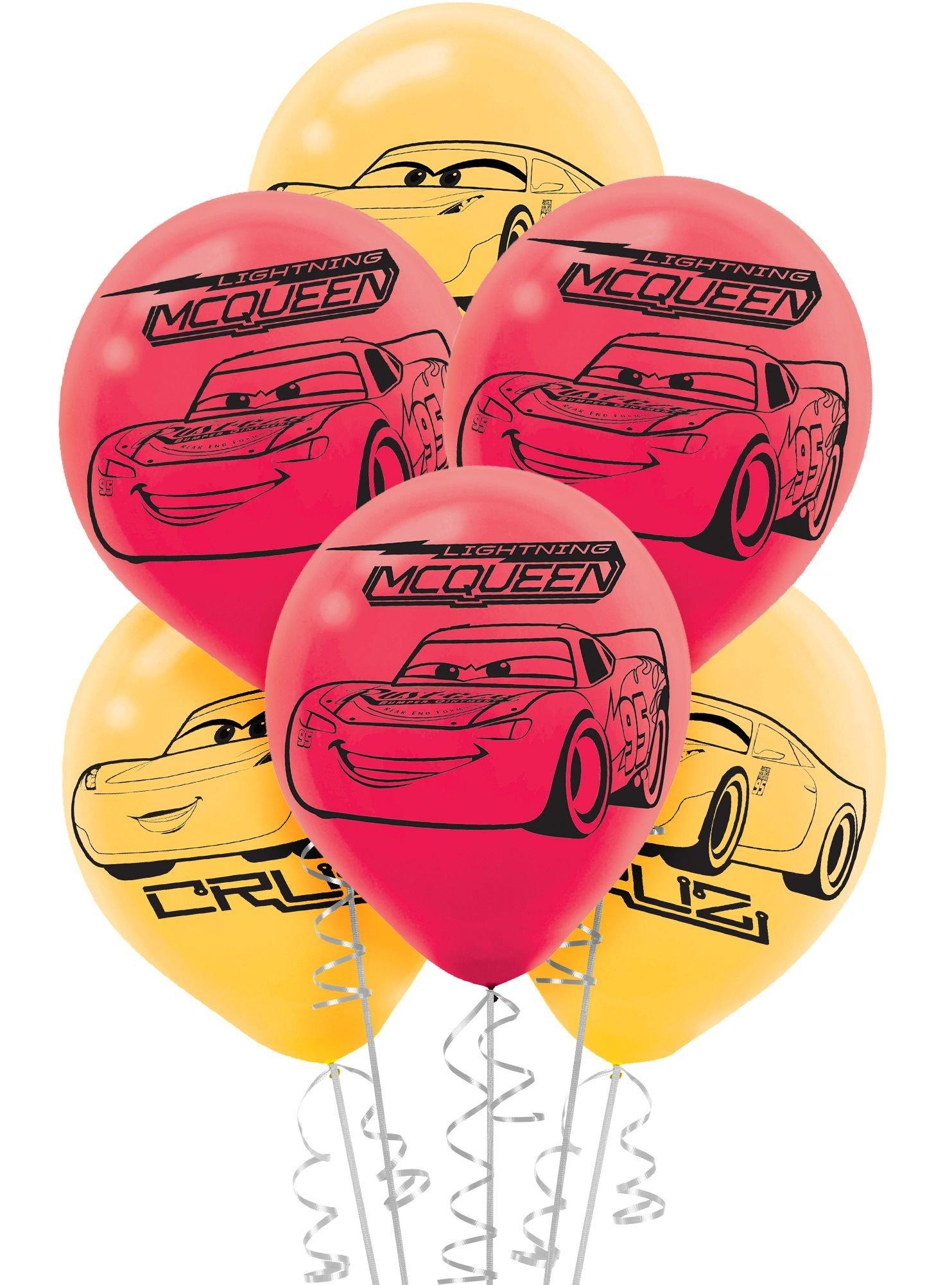 6ct Cars 3 Balloons