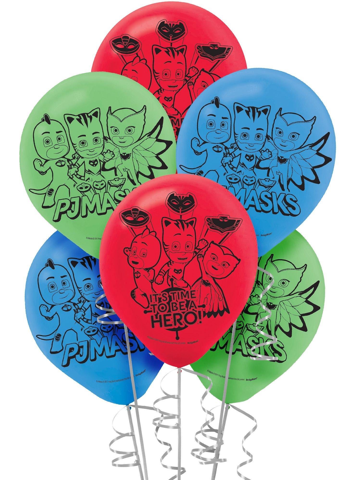 6ct, PJ Masks Balloons