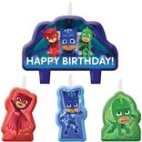 PJ Masks Birthday Candles 4ct