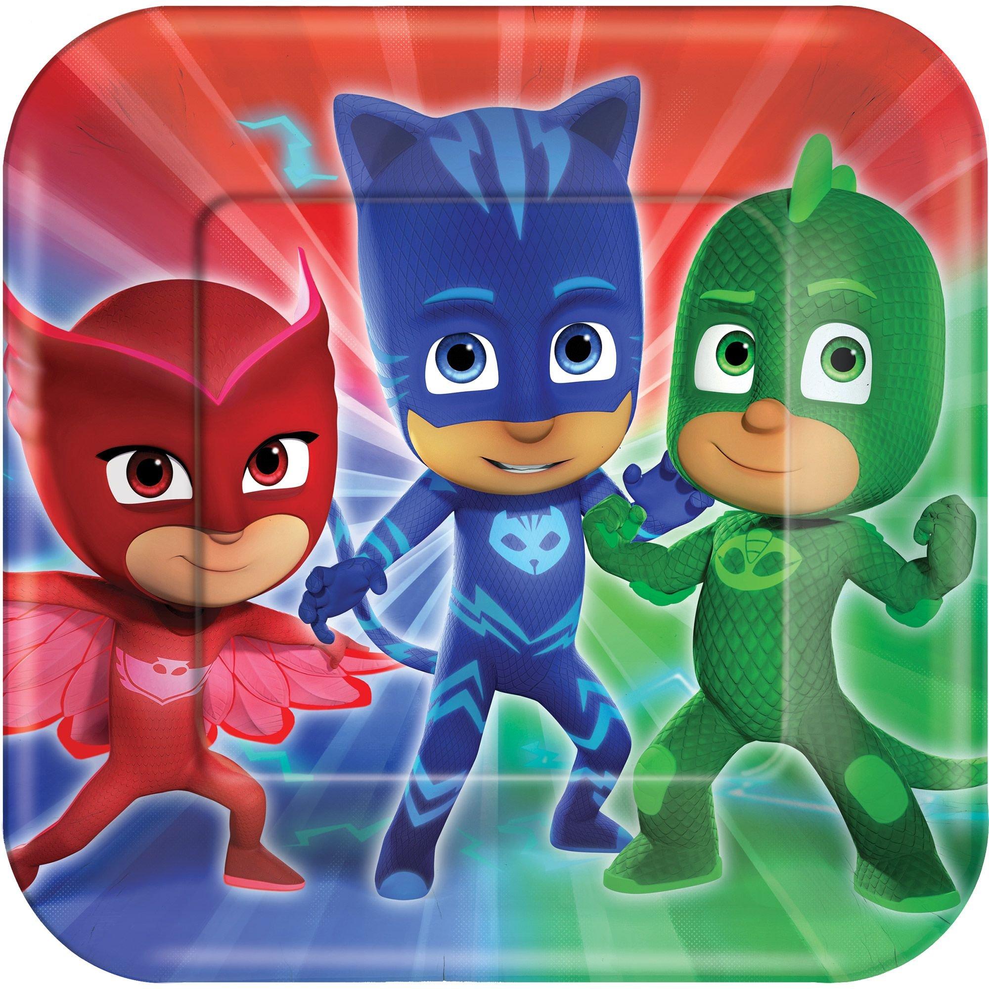 American Greetings PJ Masks Party Tableware In PJ Masks Party Supplies...