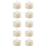 Glitter Iridescent Tealight Flameless LED Candles 10ct