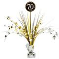 70th Birthday Spray Centerpiece - Sparkling Celebration