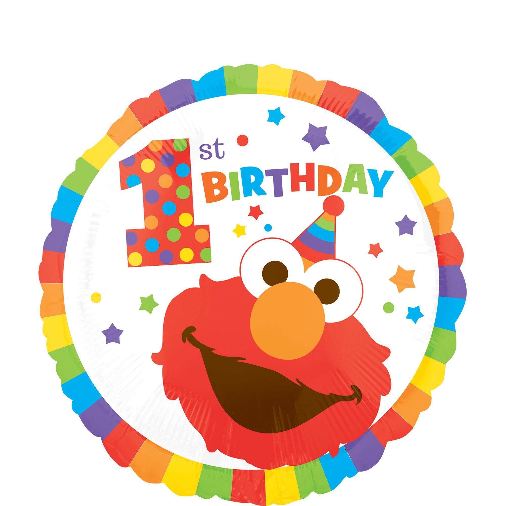 1st Birthday Elmo Balloon