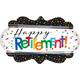 Happy Retirement Foil Balloon, 27in x 16in - Officially Retired
