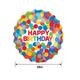 Giant Rainbow Birthday Balloon 28in