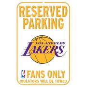 Reserved Parking Los Angeles Lakers Sign