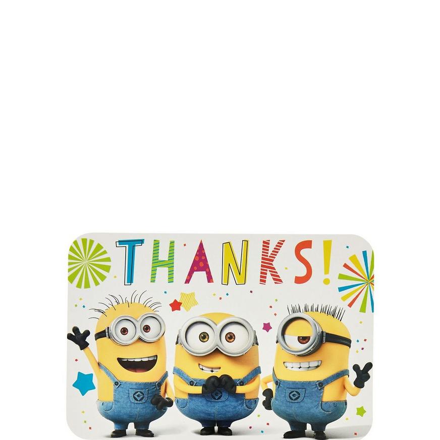 Minions Thank You Notes 8ct