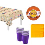 Los Angeles Lakers Party Kit 16 Guests