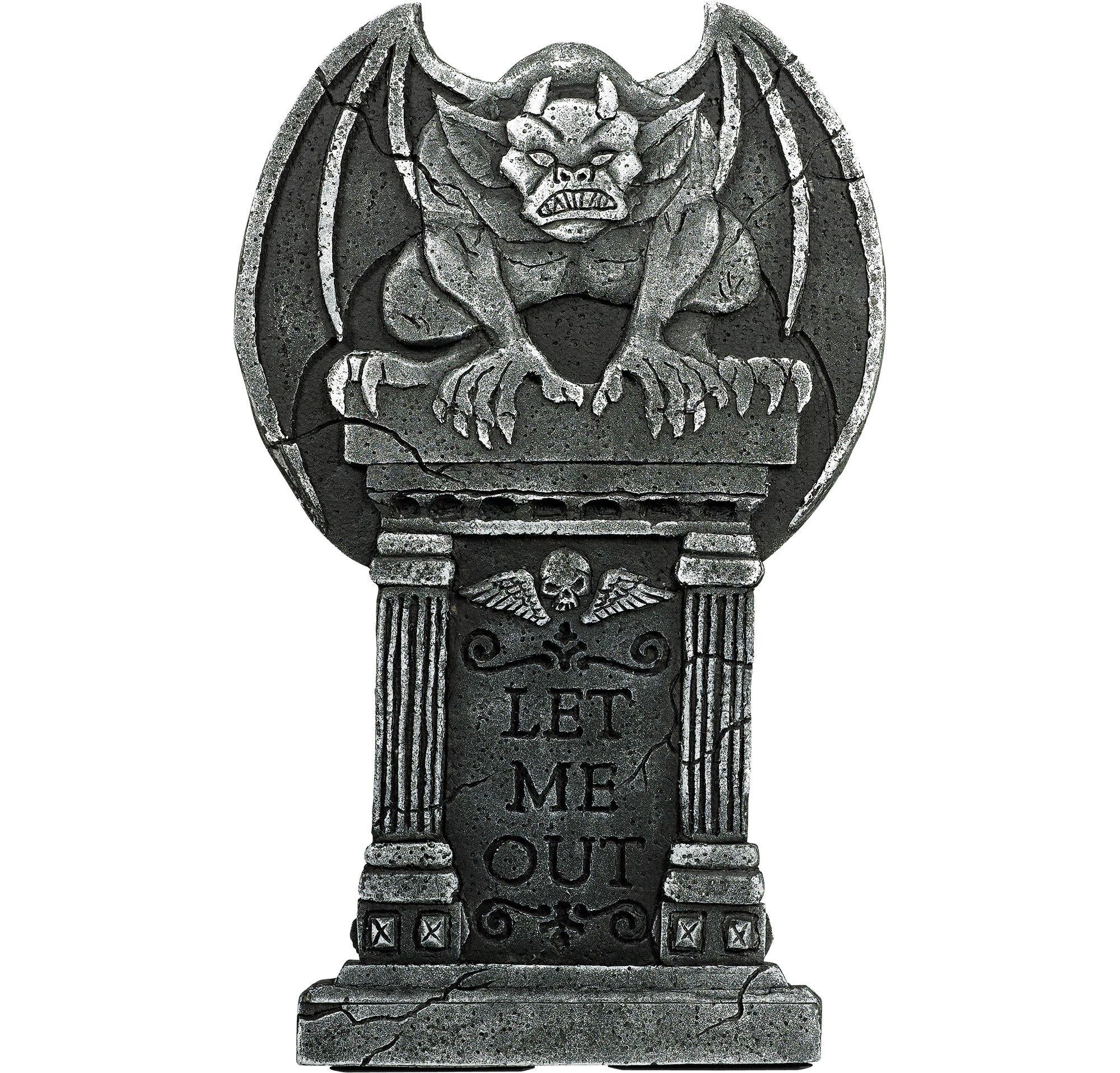 Gargoyle Let Me Out Tombstone