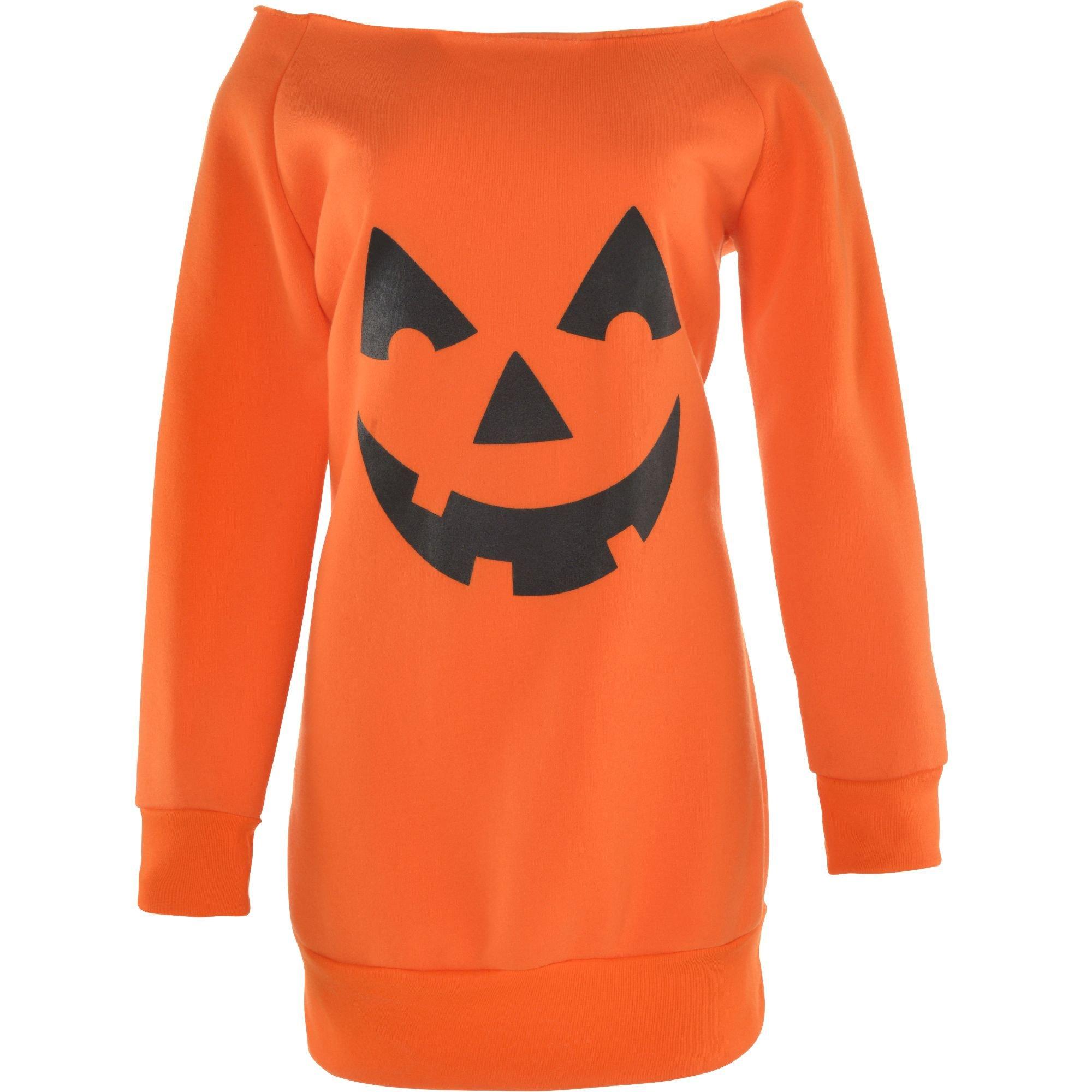 Southern Sisters Orange Pumpkin Halloween Panty For Women Jack O Lantern  Face